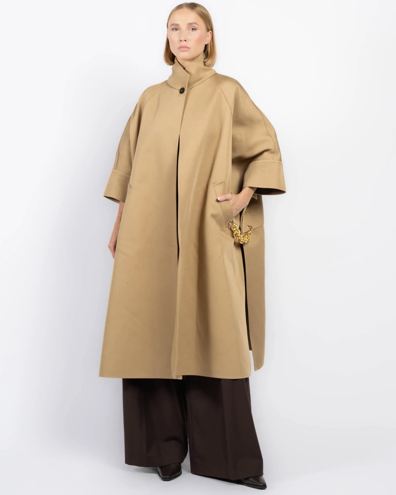 Nat Long Cape Coat sold by TNT Fashion product image thumbnail 4