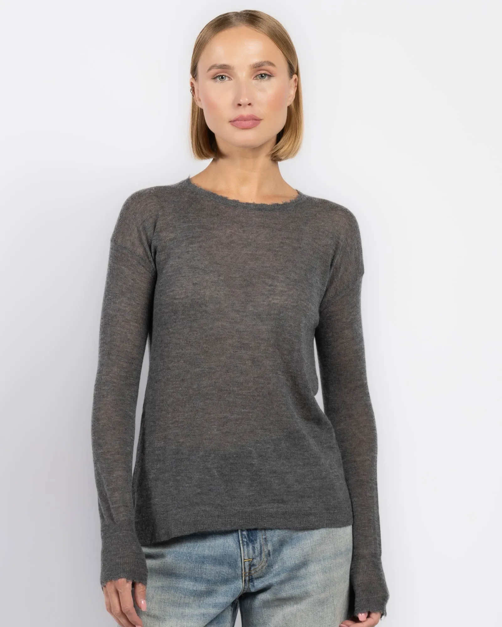 Raw Edge Crew Sweater sold by TNT Fashion