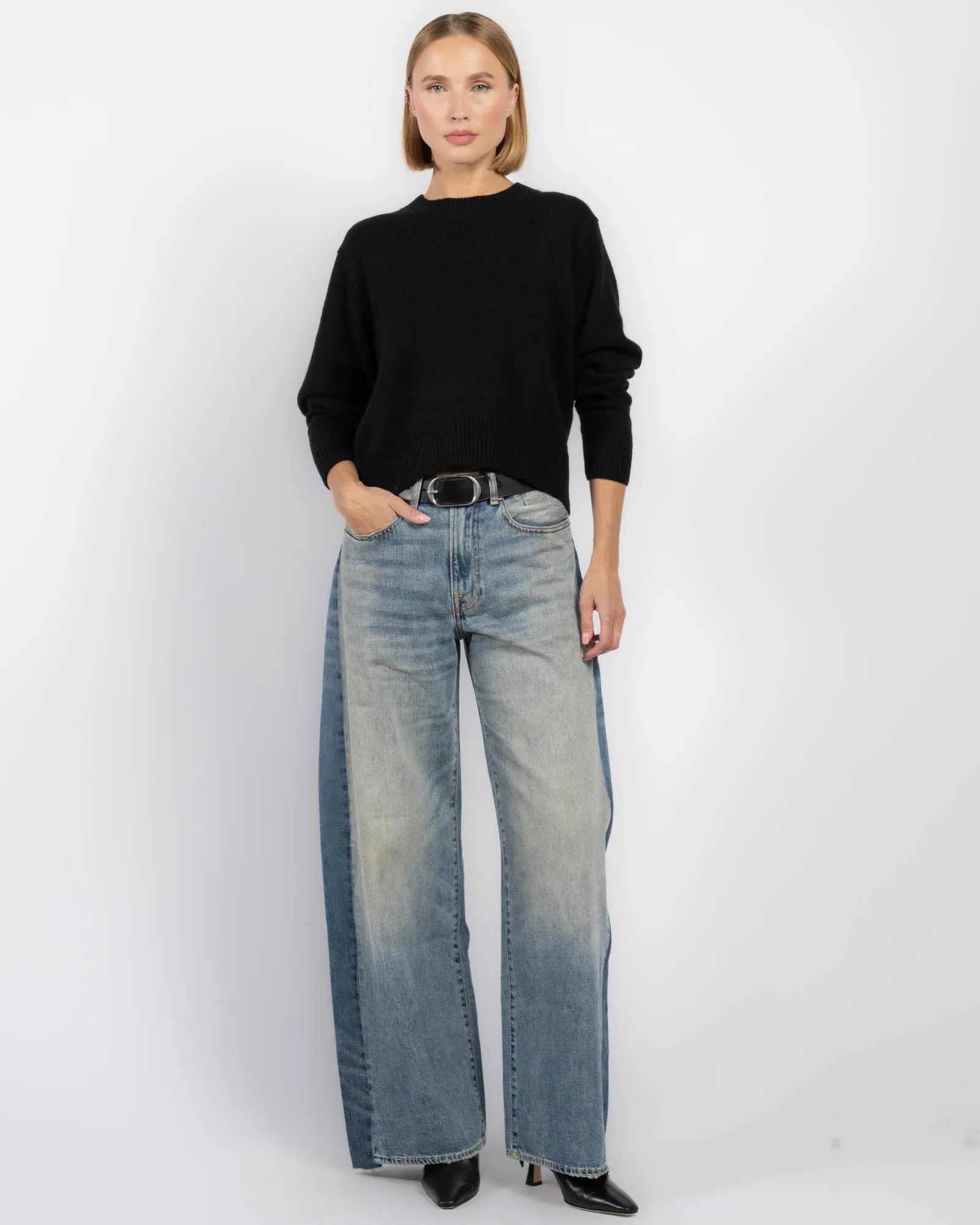 Hi-Lo Pleat Sleeve Crewneck sold by TNT Fashion product image thumbnail 2