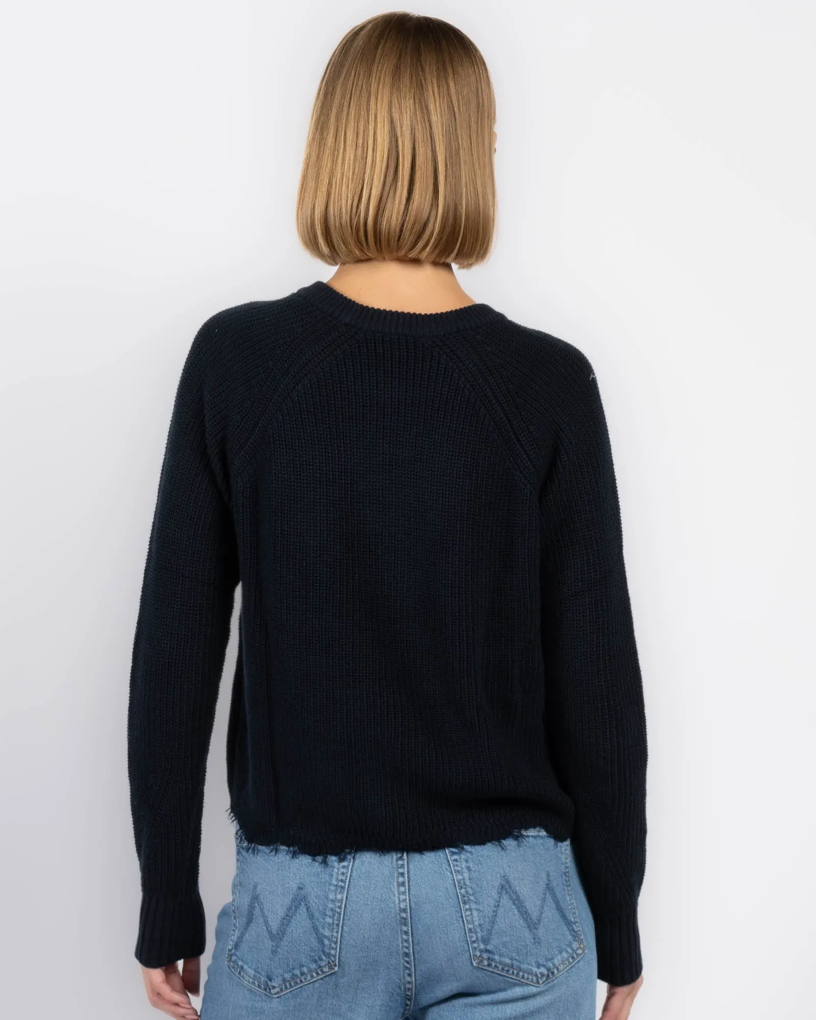 Distressed Scallop Shaker Sweater sold by TNT Fashion product image thumbnail 3