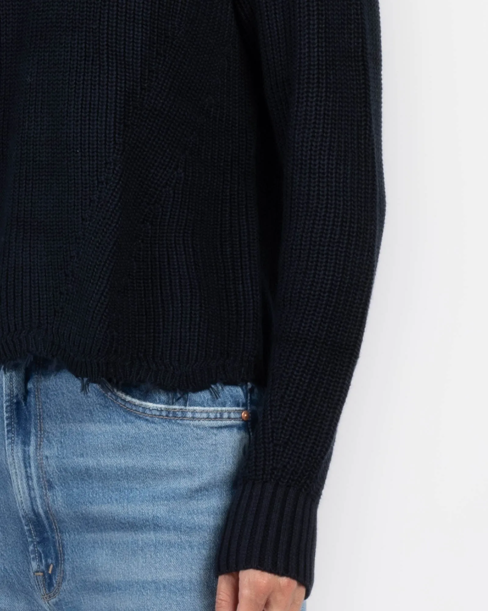 Distressed Scallop Shaker Sweater sold by TNT Fashion product image thumbnail 5