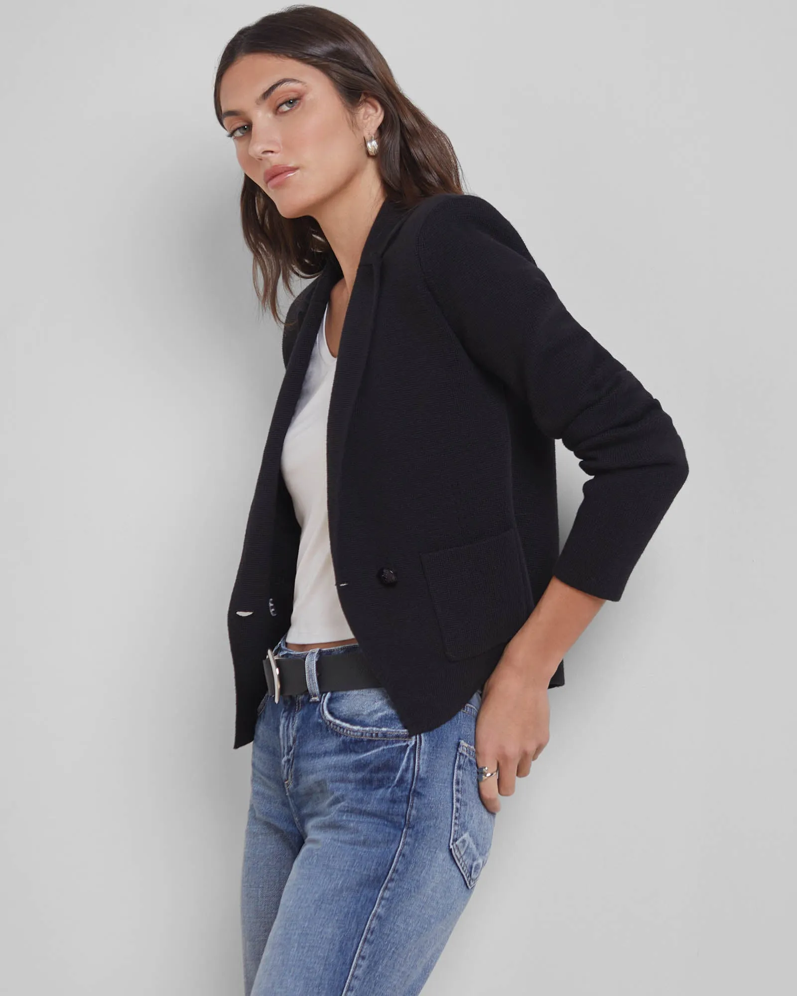 Sofia Knit Blazer sold by TNT Fashion product image thumbnail 4