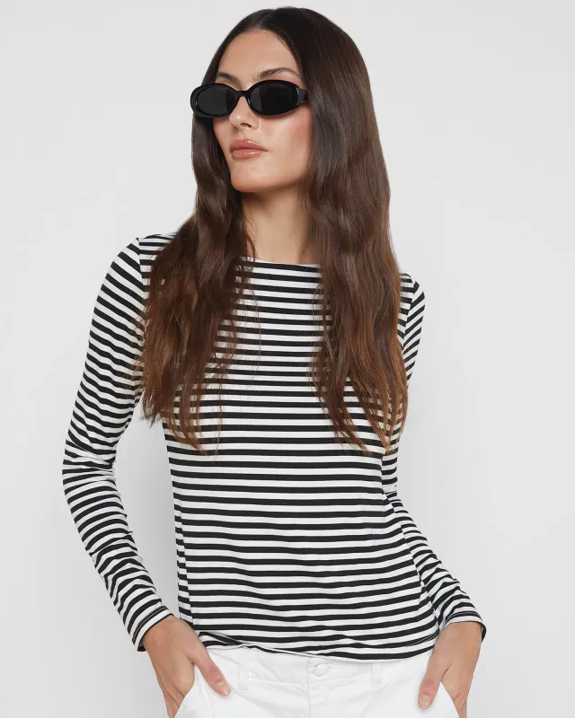 Tess Stripe Long Sleeve sold by TNT Fashion