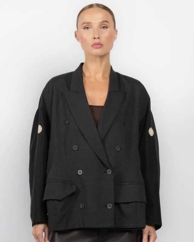 Double-Breast Bomber Jacket sold by TNT Fashion