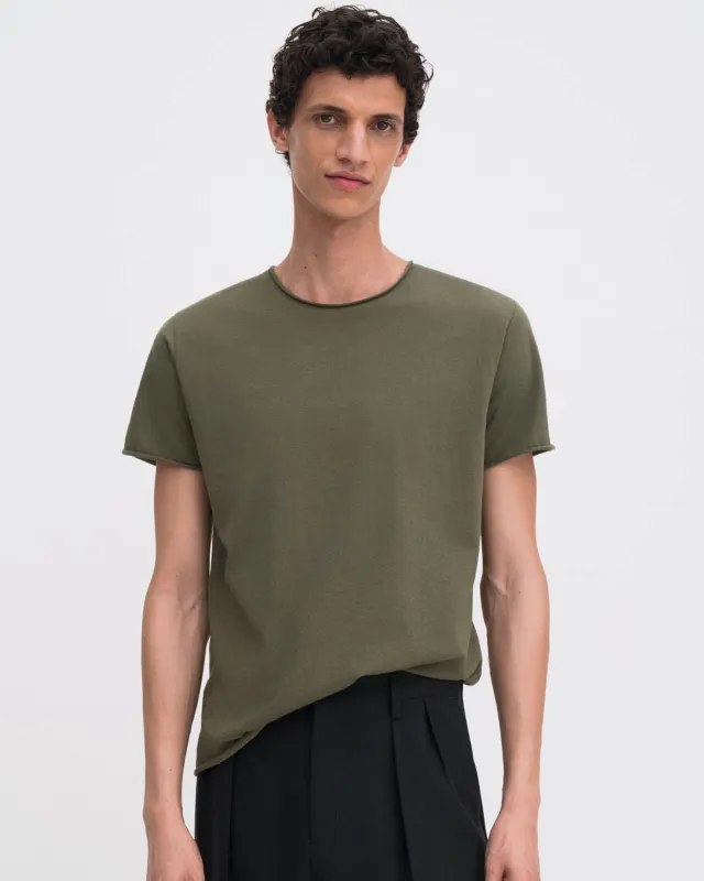 Roll Neck Short Sleeve Tee sold by TNT Fashion