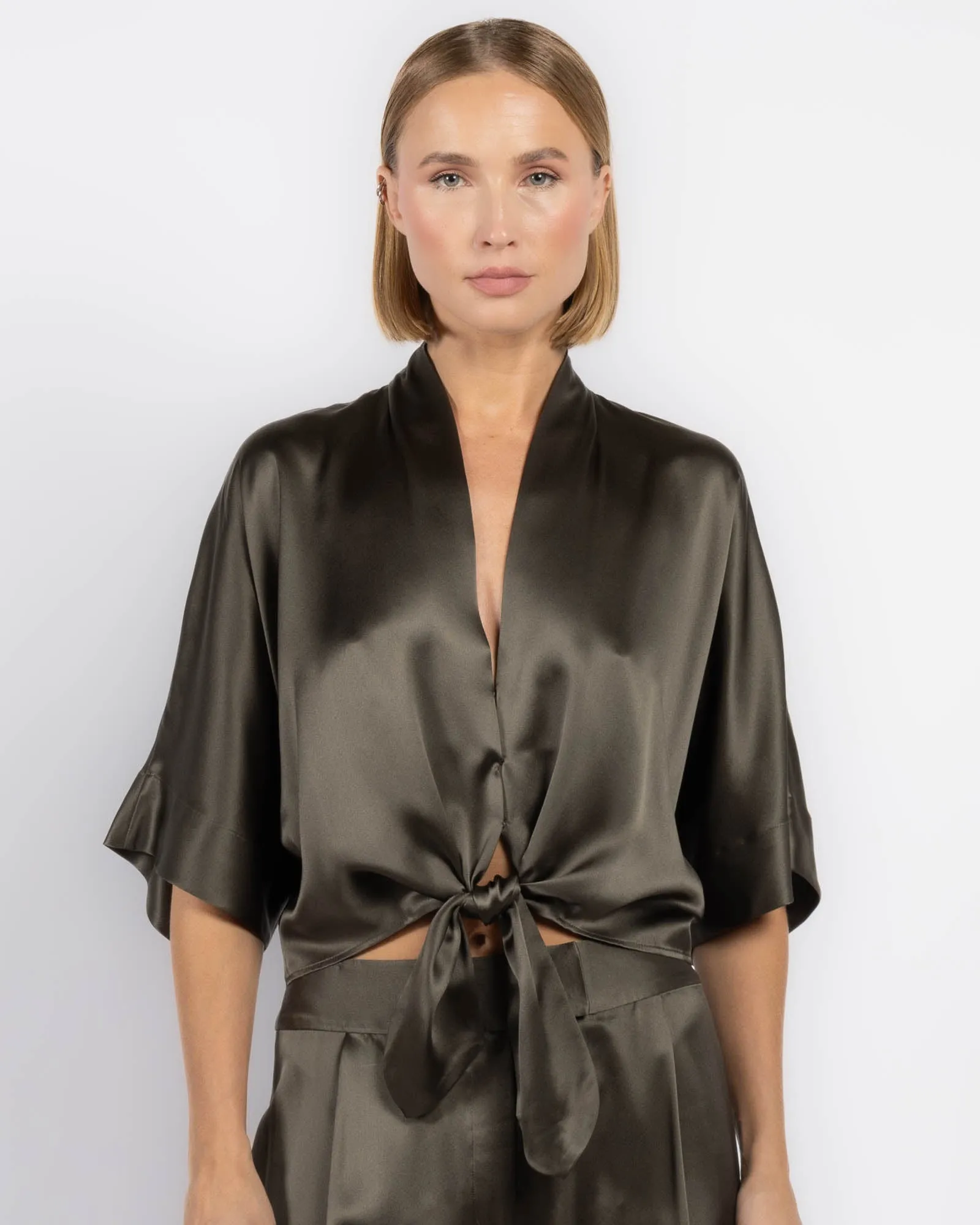 Dolman Tie Blouse sold by TNT Fashion