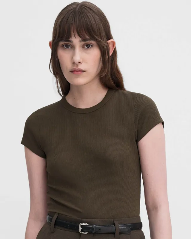 Fine Rib Tee sold by TNT Fashion