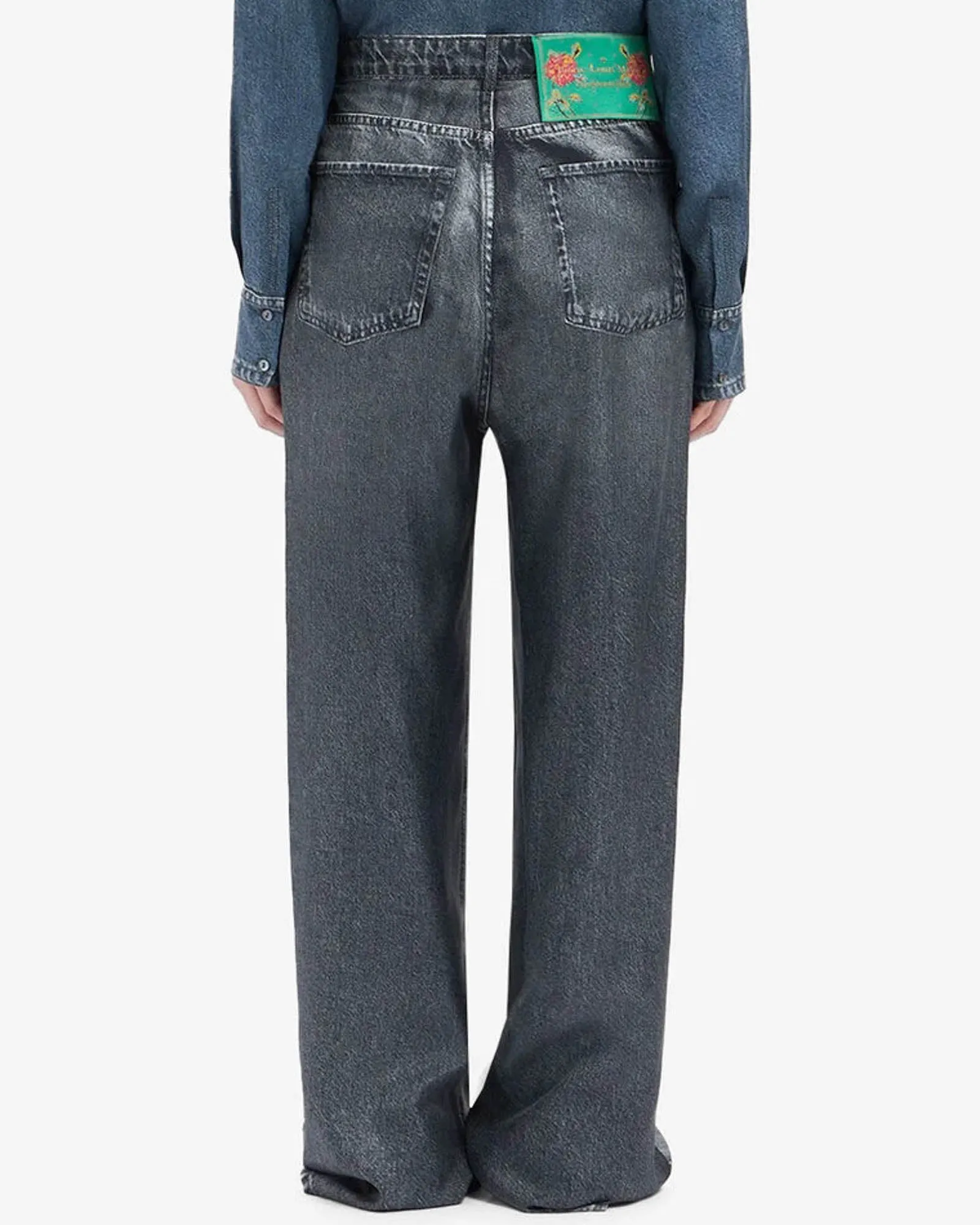 Denim Printed Pants sold by TNT Fashion product image thumbnail 3