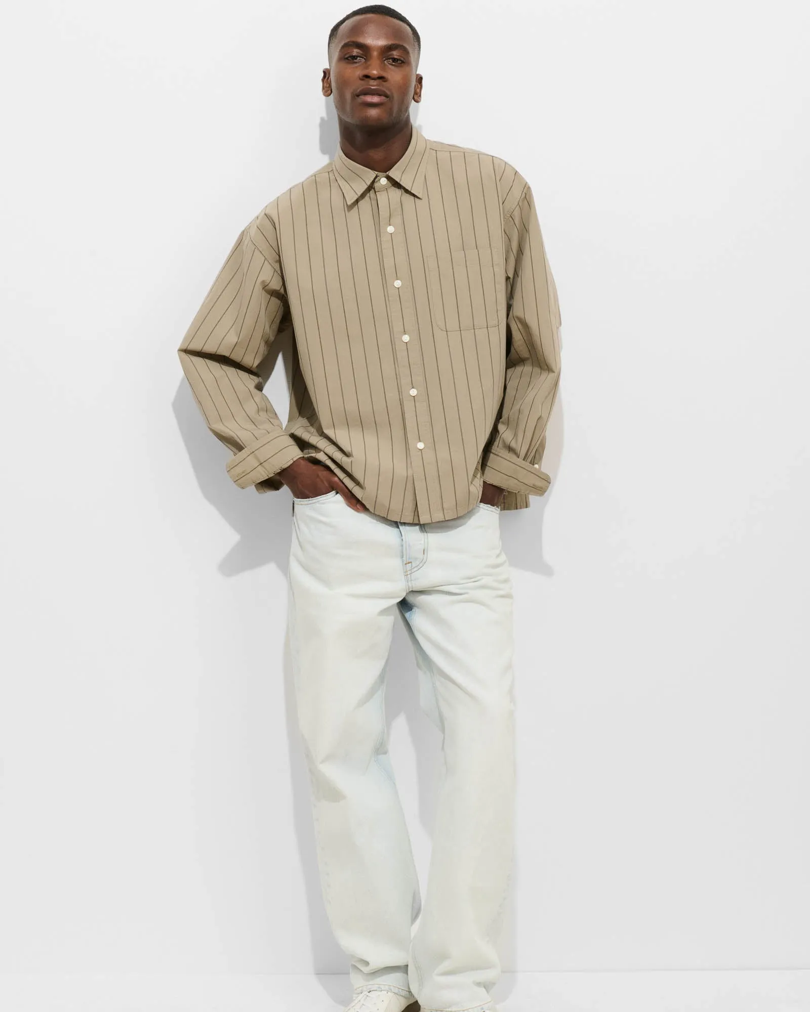 Stripe New Easy Shirt sold by TNT Fashion product image thumbnail 2