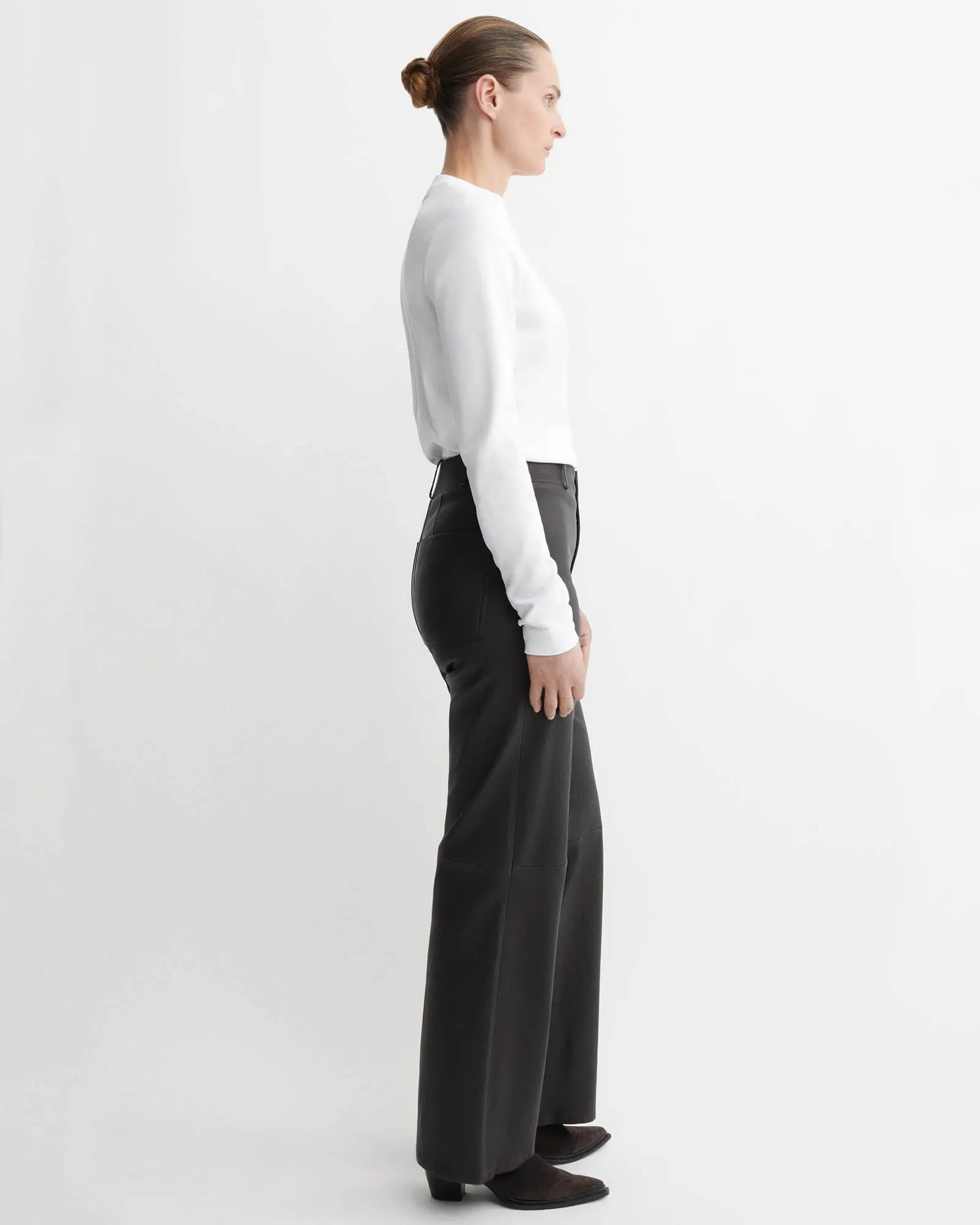 Marina Stretch Suede Pants sold by TNT Fashion product image thumbnail 4