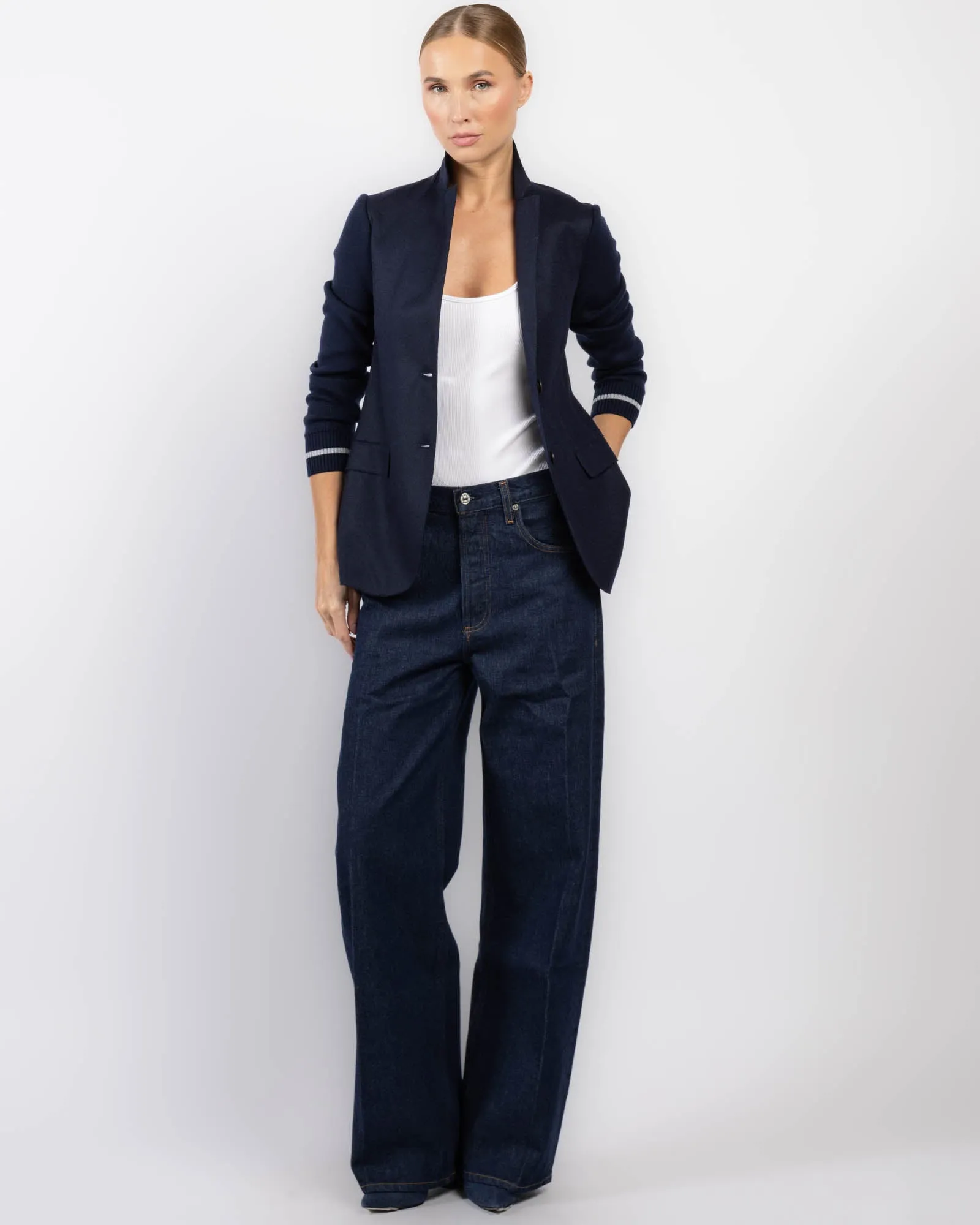 Hooded Single Breasted Blazer sold by TNT Fashion product image thumbnail 2