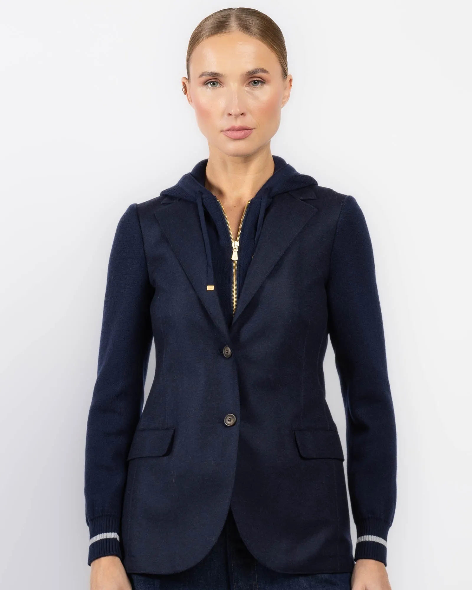 Hooded Single Breasted Blazer sold by TNT Fashion product image thumbnail 5