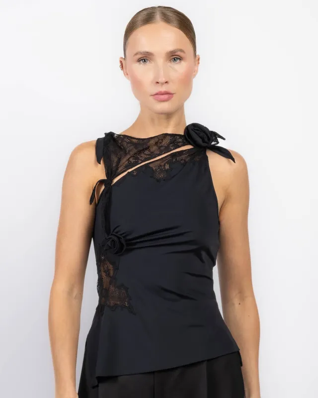 Lace Flower Top sold by TNT Fashion