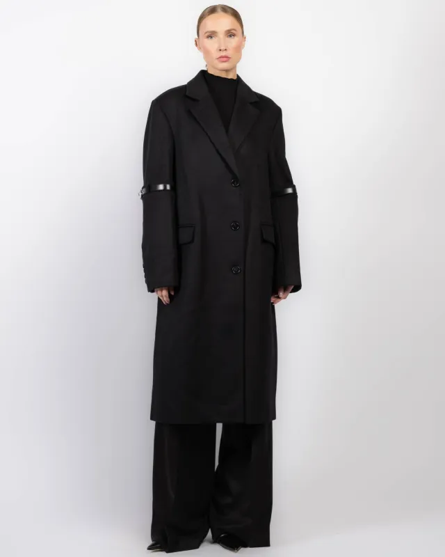 Logo Belted Coat sold by TNT Fashion
