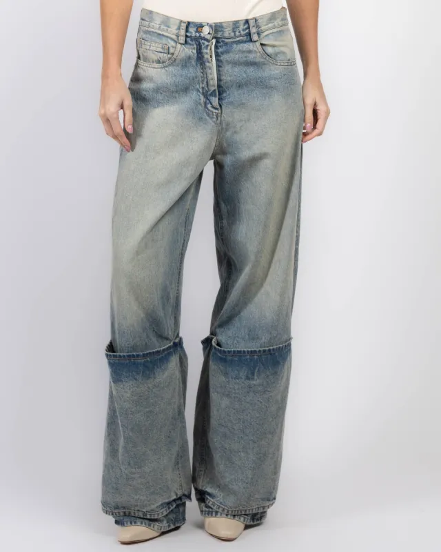 Bleached Denim Jeans sold by TNT Fashion