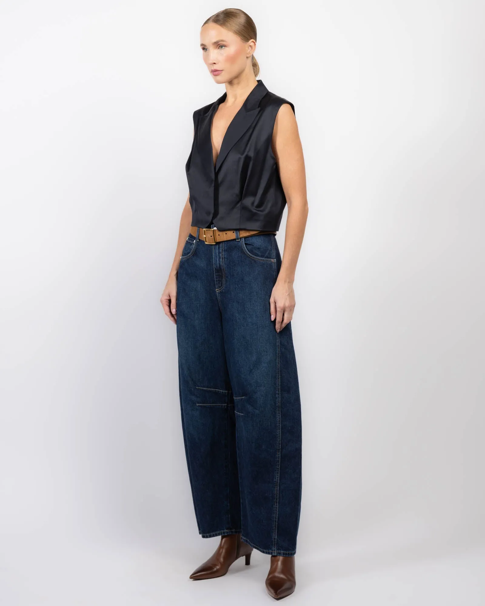 Cropped Tailored Vest sold by TNT Fashion product image thumbnail 4
