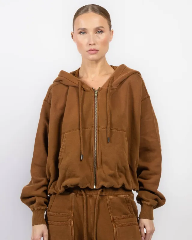 Balloon Zip-Up Hoodie sold by TNT Fashion