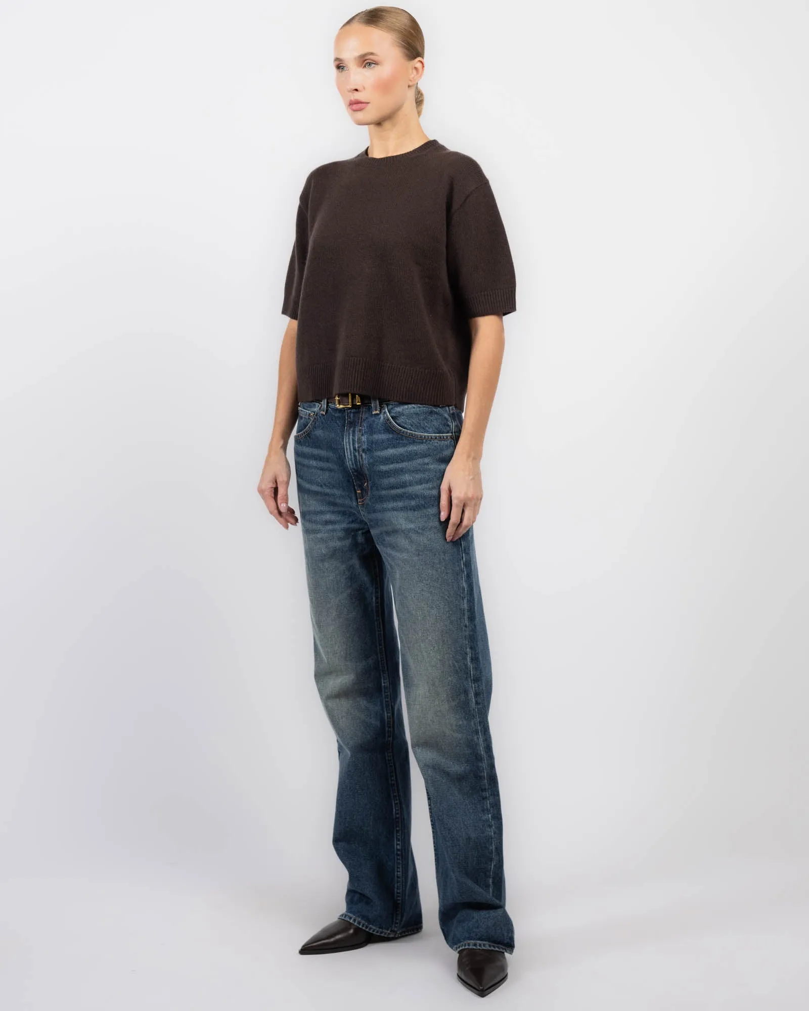 Crop Cashmere Tee sold by TNT Fashion product image thumbnail 4
