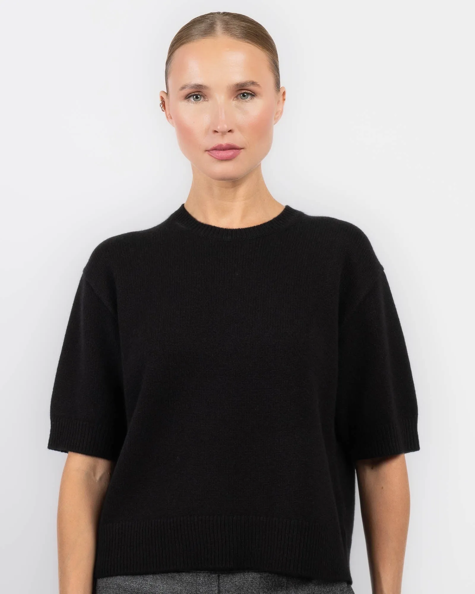 Crop Cashmere Tee sold by TNT Fashion