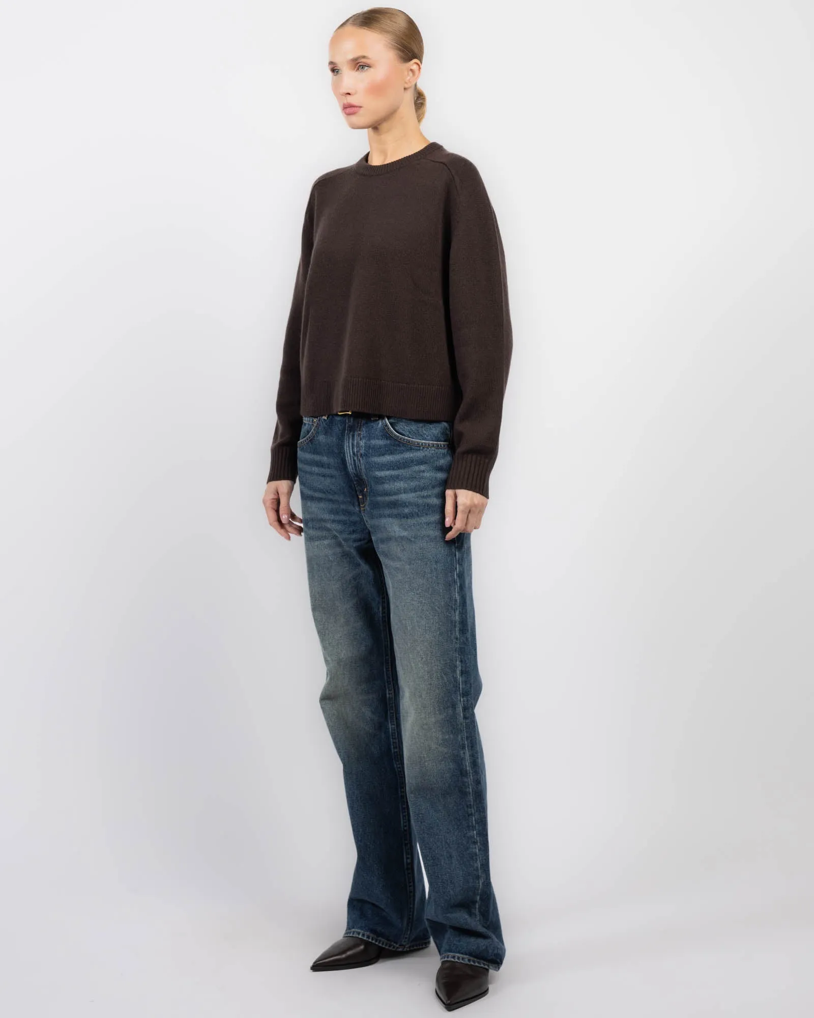 Crop Crewneck Sweater sold by TNT Fashion product image thumbnail 4