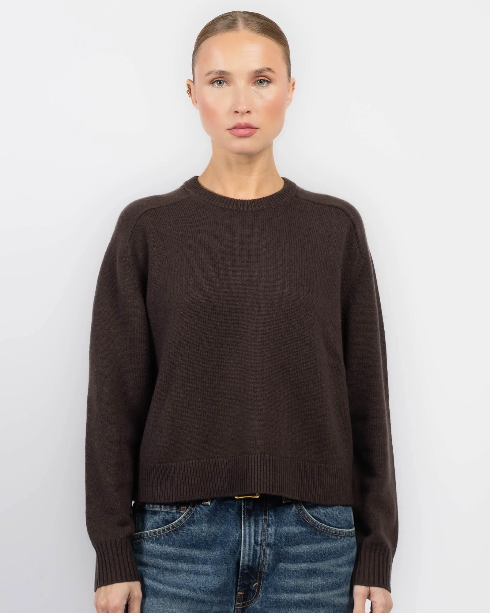 Crop Crewneck Sweater sold by TNT Fashion
