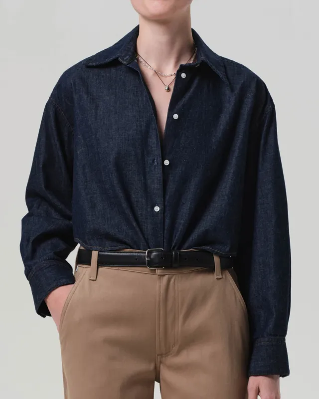 Ana Cropped Shirt sold by TNT Fashion