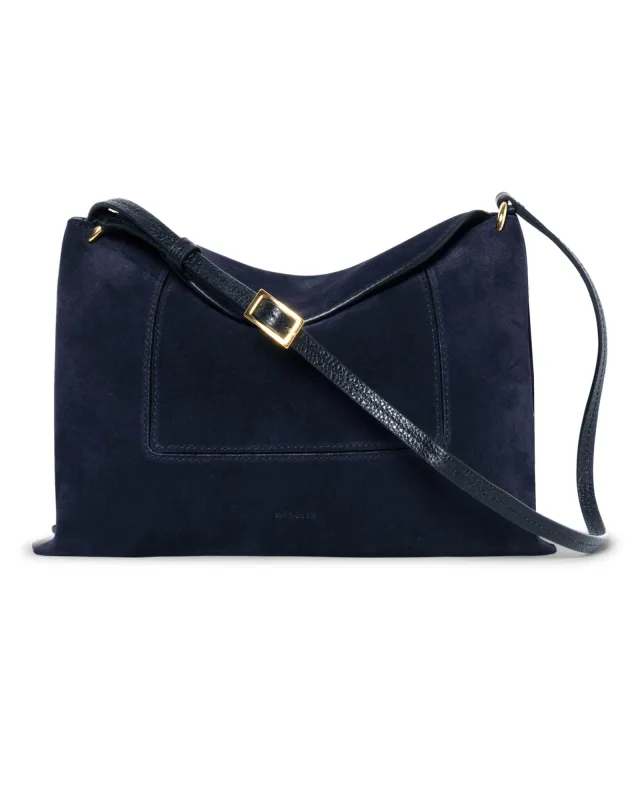 Penelope Slouch Suede Bag sold by TNT Fashion