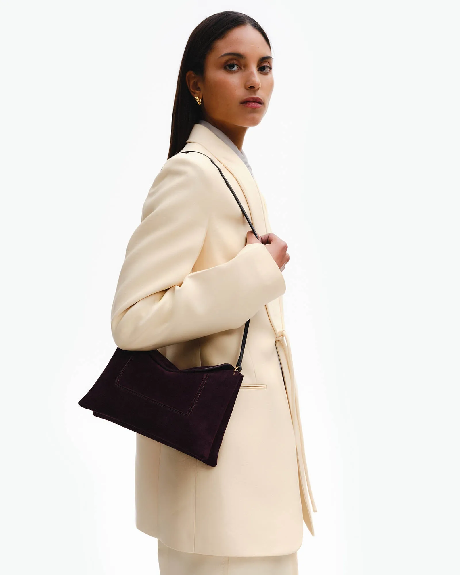 Penelope Slouch Suede Bag sold by TNT Fashion product image thumbnail 2