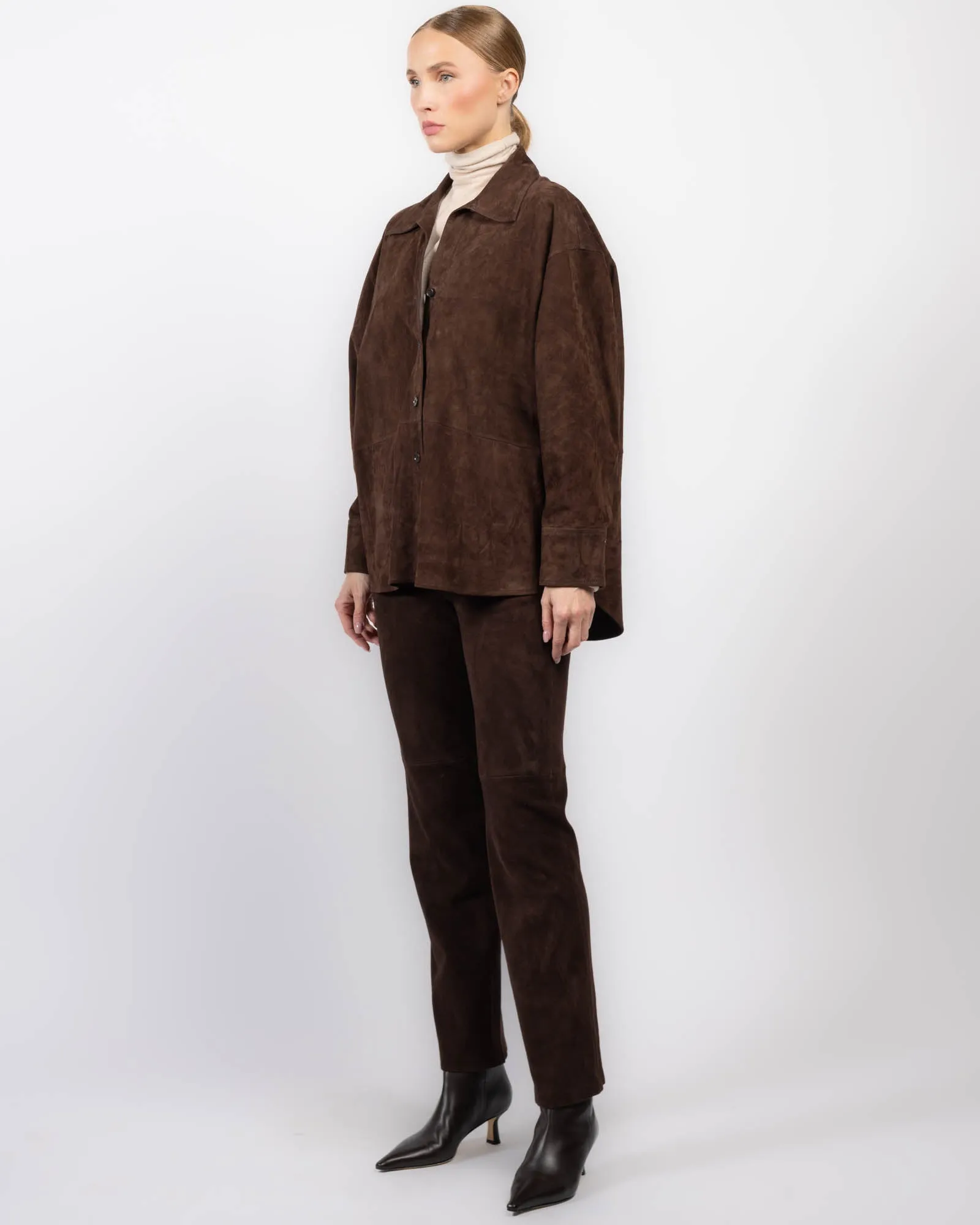 Catarine Lamb Suede Jacket sold by TNT Fashion product image thumbnail 4