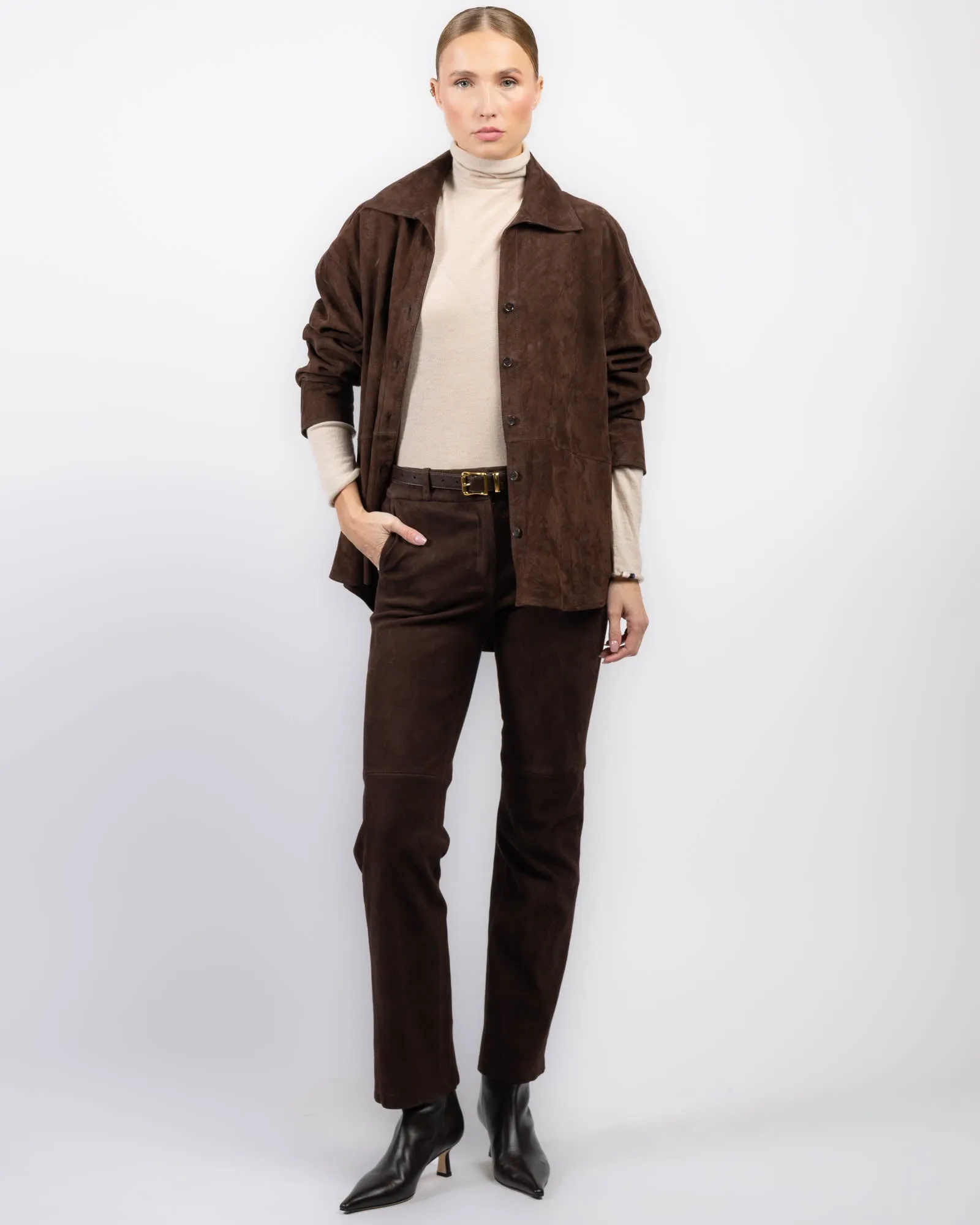 Catarine Lamb Suede Jacket sold by TNT Fashion product image thumbnail 2