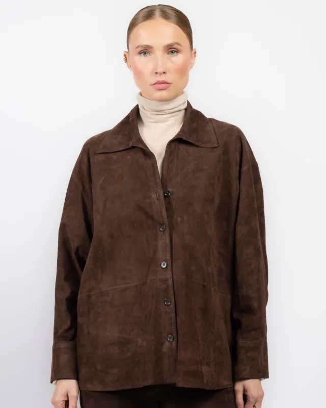 Catarine Lamb Suede Jacket sold by TNT Fashion