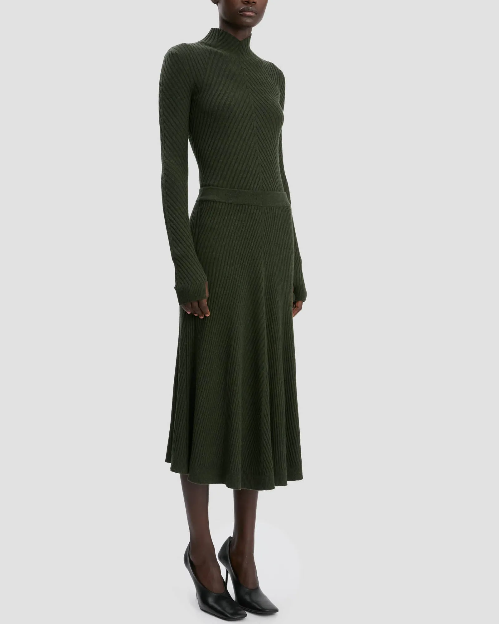 Ribbed Long Sleeve Polo Top sold by TNT Fashion product image thumbnail 4