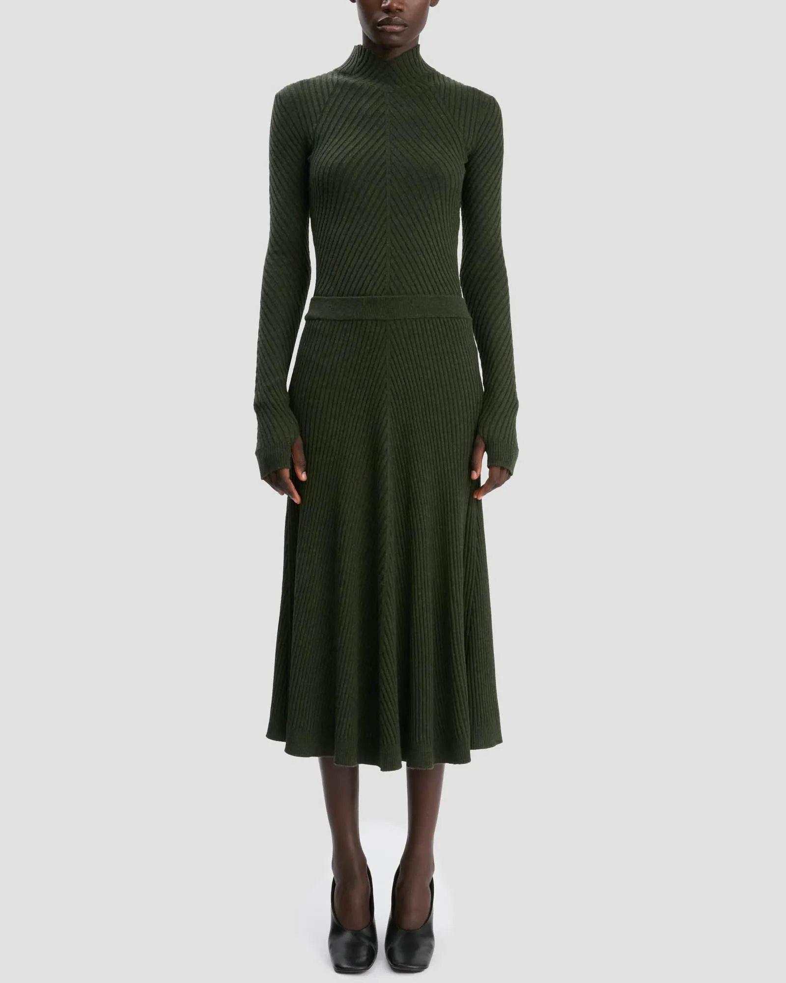 Ribbed Long Sleeve Polo Top sold by TNT Fashion product image thumbnail 2