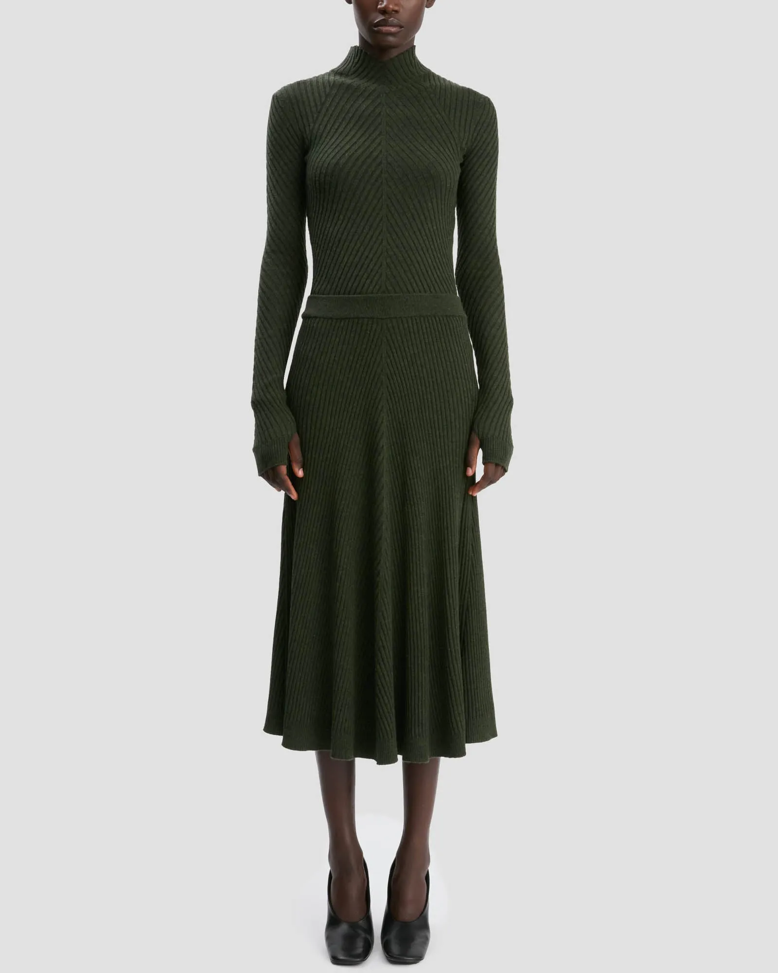 Ribbed Midi Skirt sold by TNT Fashion product image thumbnail 2