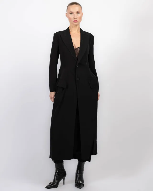 Back Lace Up Coat sold by TNT Fashion