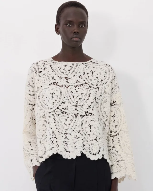 Arold Crochet Sweater sold by TNT Fashion