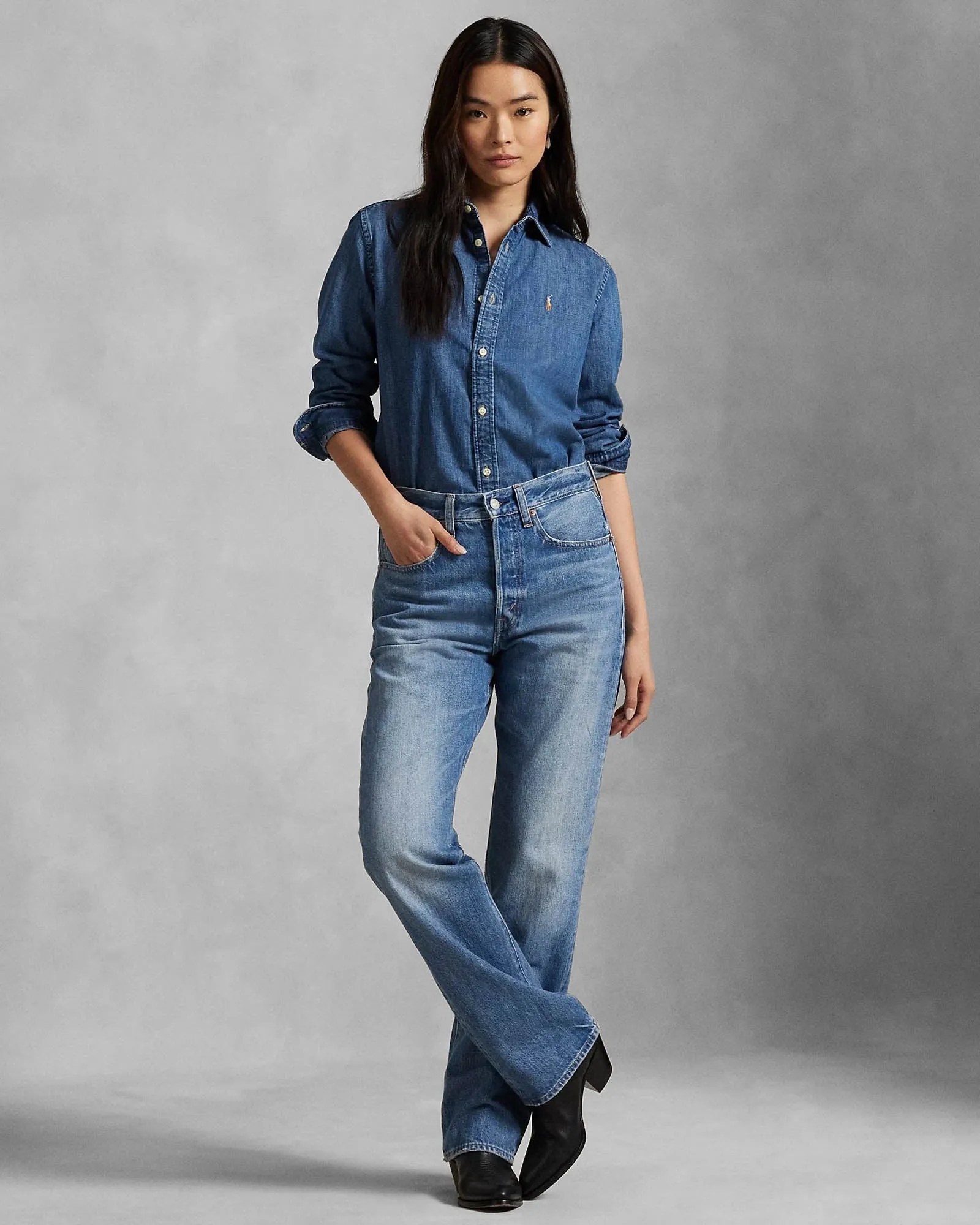 Denim Shirt sold by TNT Fashion product image thumbnail 2