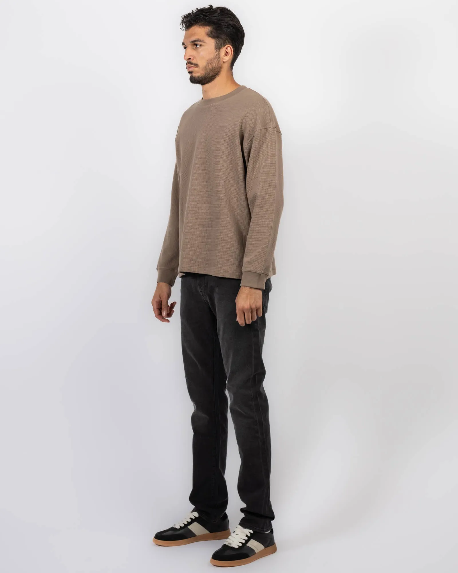 Long Sleeve Waffle Top sold by TNT Fashion product image thumbnail 4