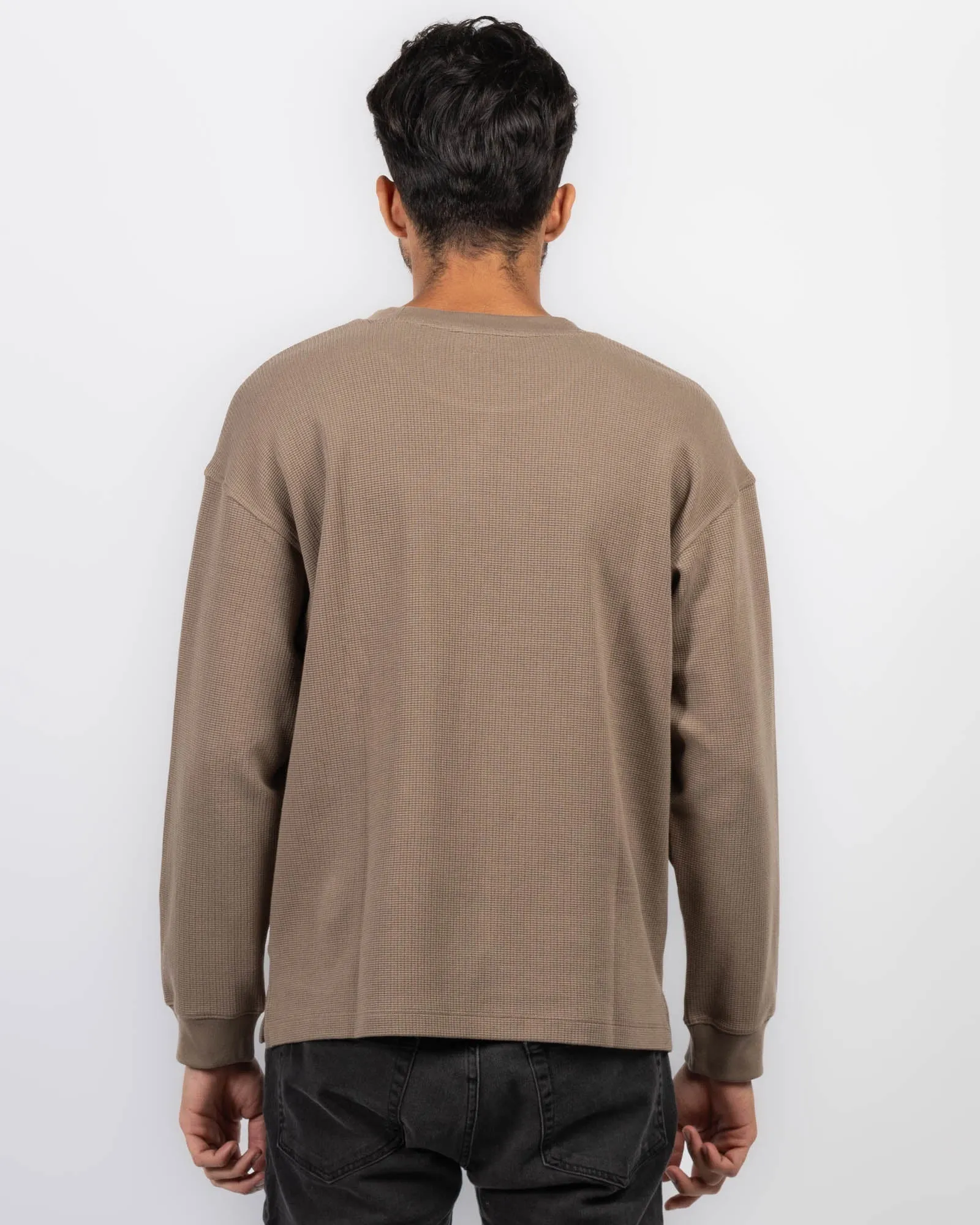 Long Sleeve Waffle Top sold by TNT Fashion product image thumbnail 3