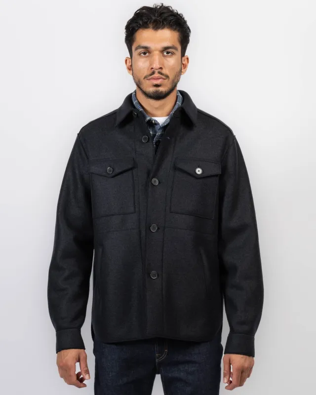 Shirt Jacket made by Harris Wharf London