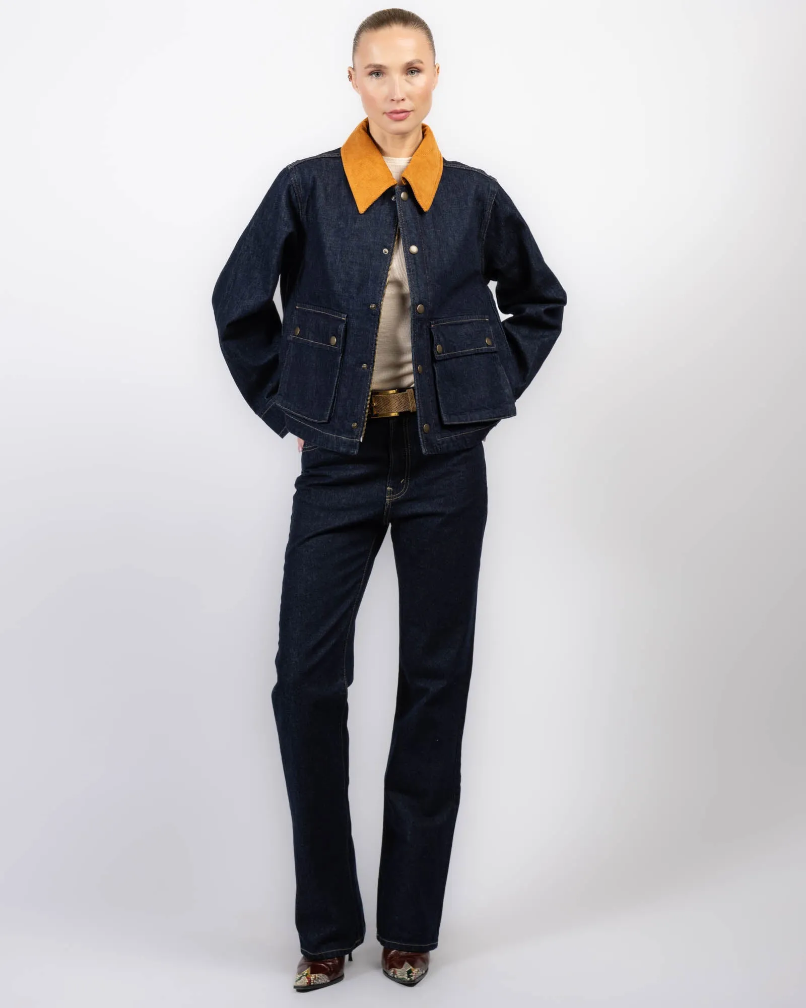 Denim Swing Jacket sold by TNT Fashion product image thumbnail 2