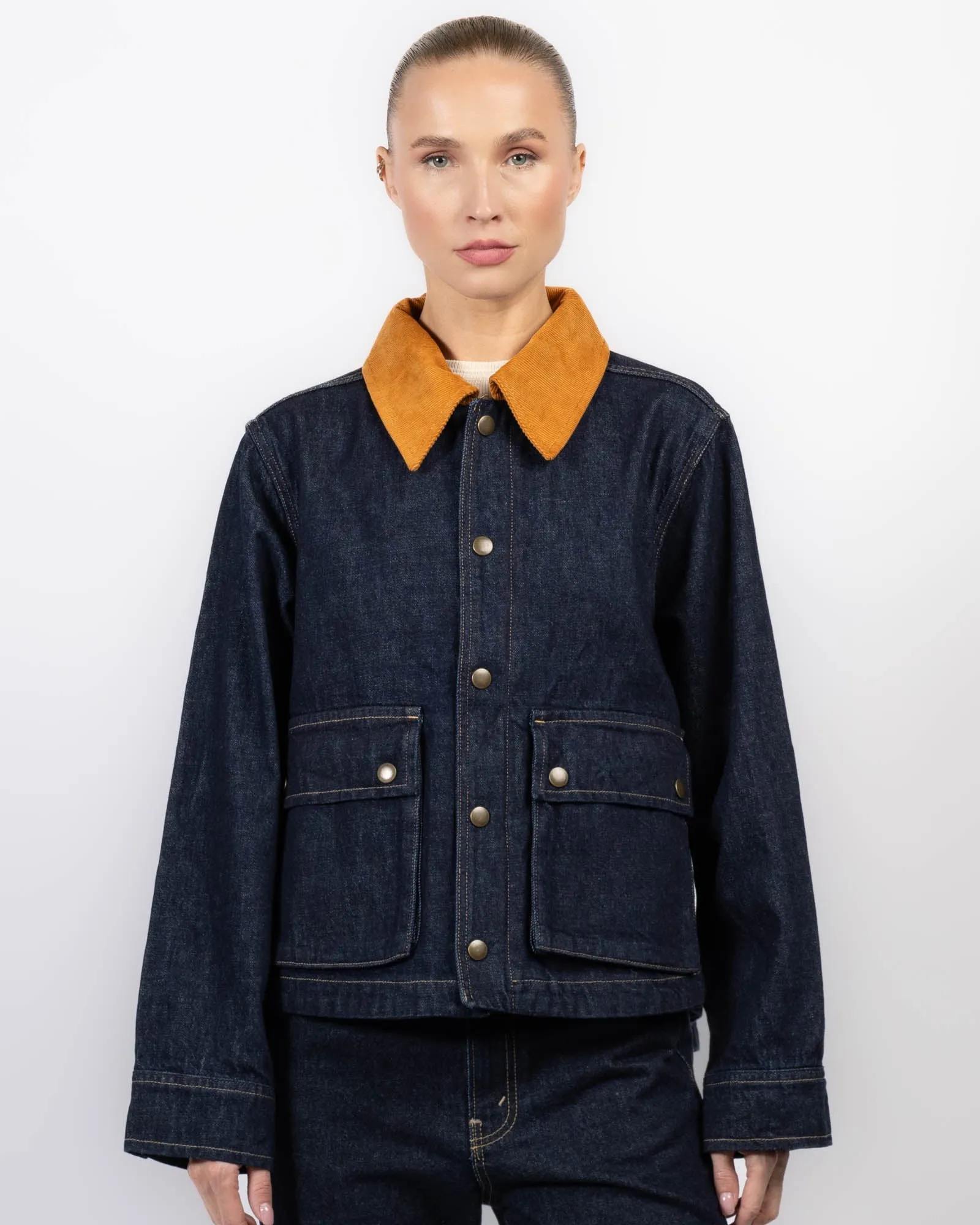 Denim Swing Jacket sold by TNT Fashion