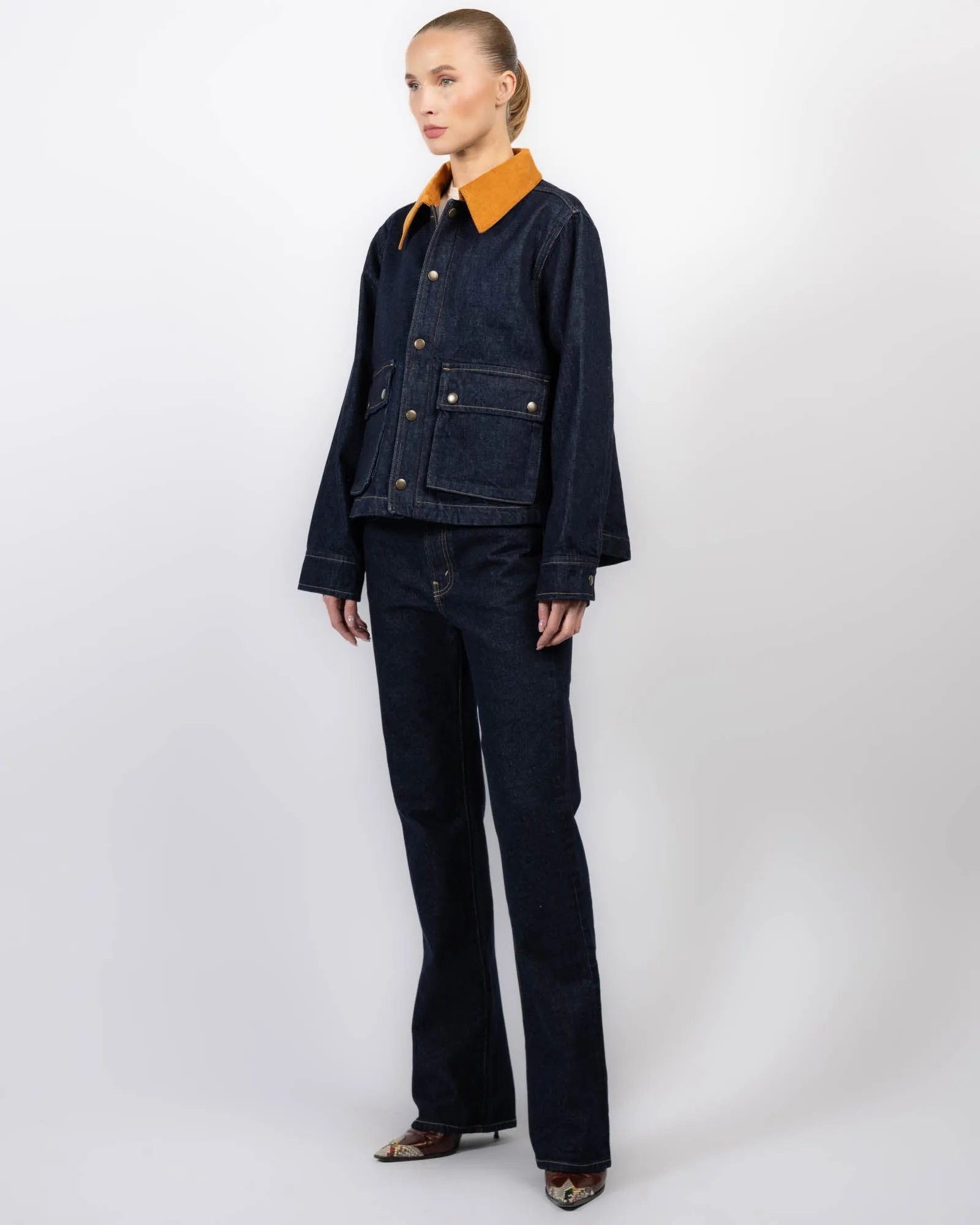 Denim Swing Jacket sold by TNT Fashion product image thumbnail 4