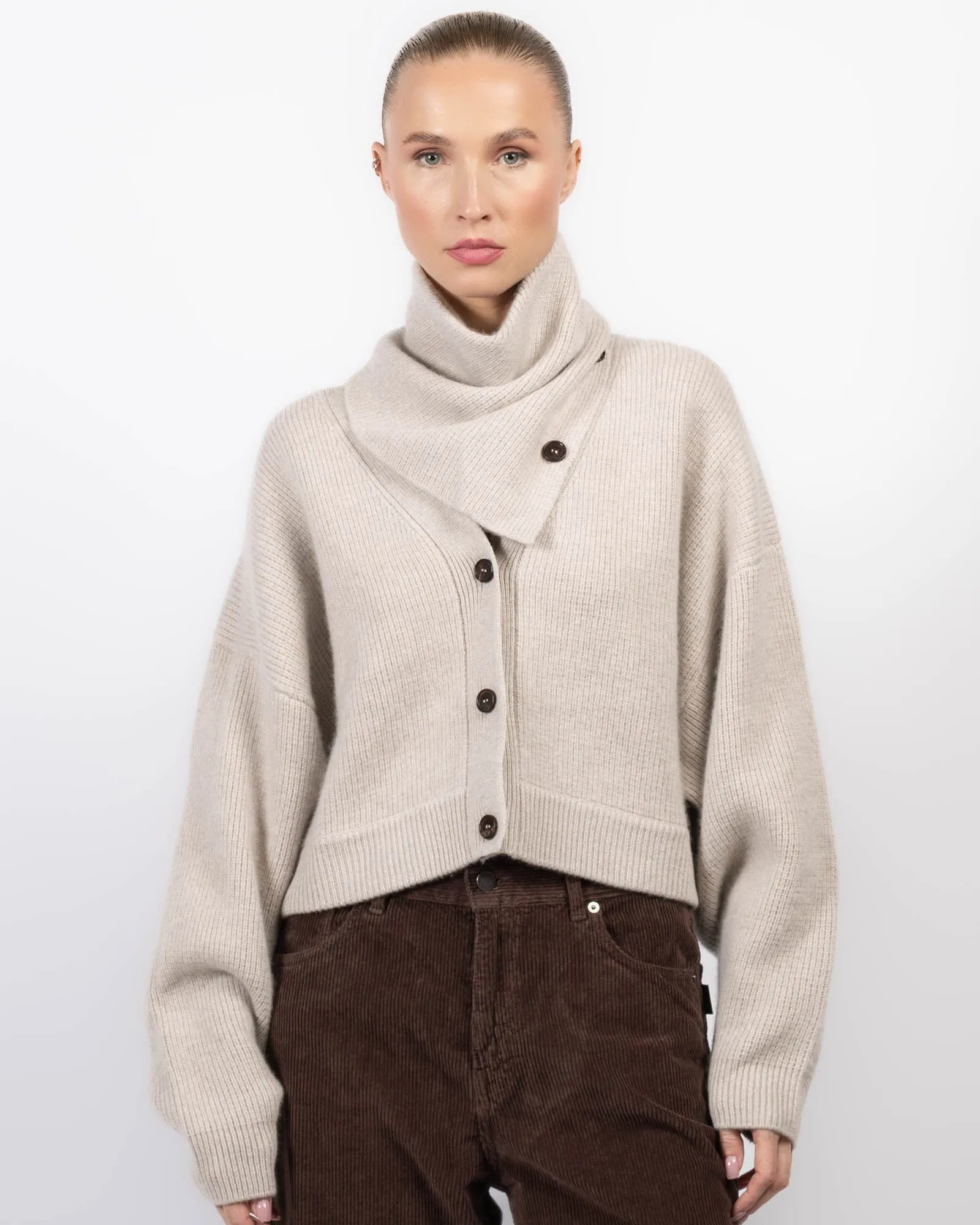 Derios Cardigan With Scarf sold by TNT Fashion