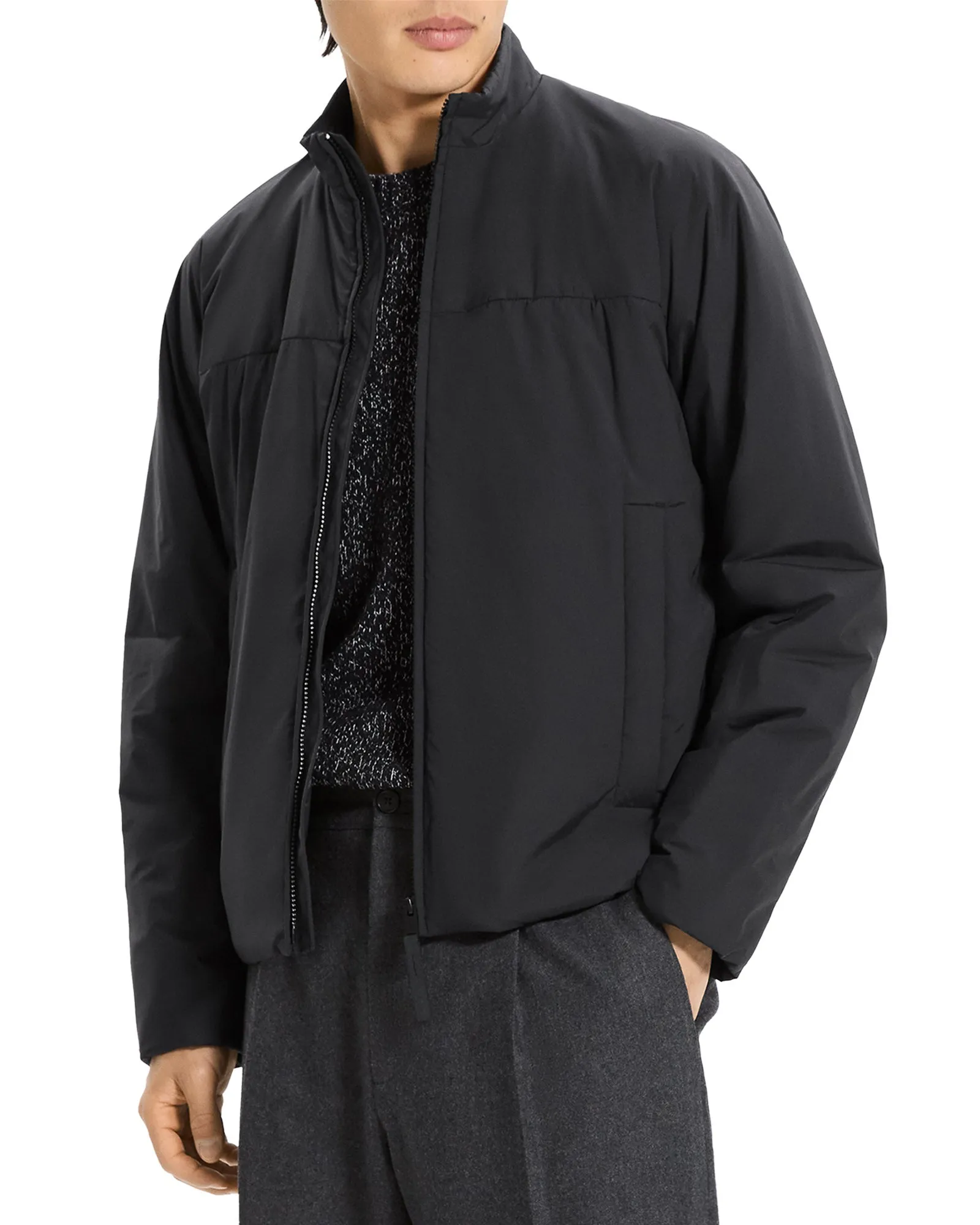 Layer Stand Collar Jacket sold by TNT Fashion product image thumbnail 4