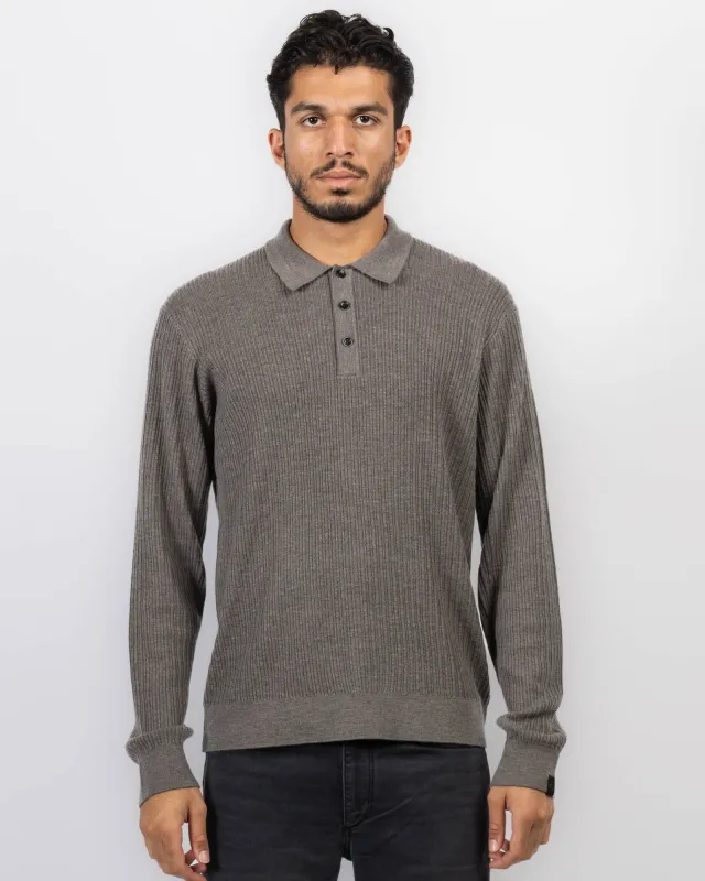 Crawford Long Sleeve Polo sold by TNT Fashion