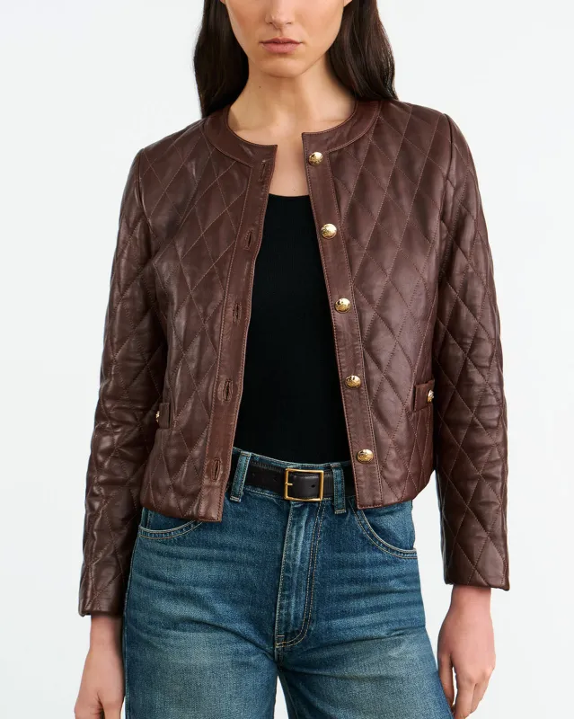 Amy Leather Jacket sold by TNT Fashion