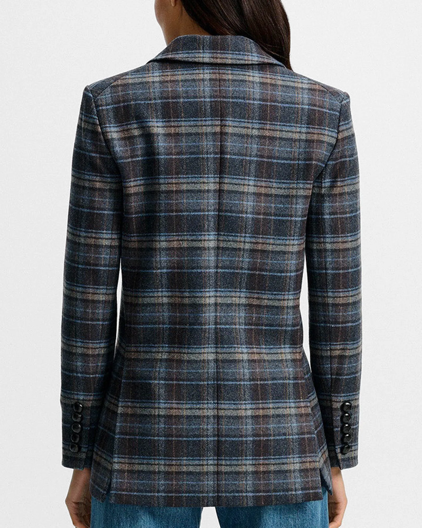 Oria Plaid Dickey Jacket sold by TNT Fashion product image thumbnail 3