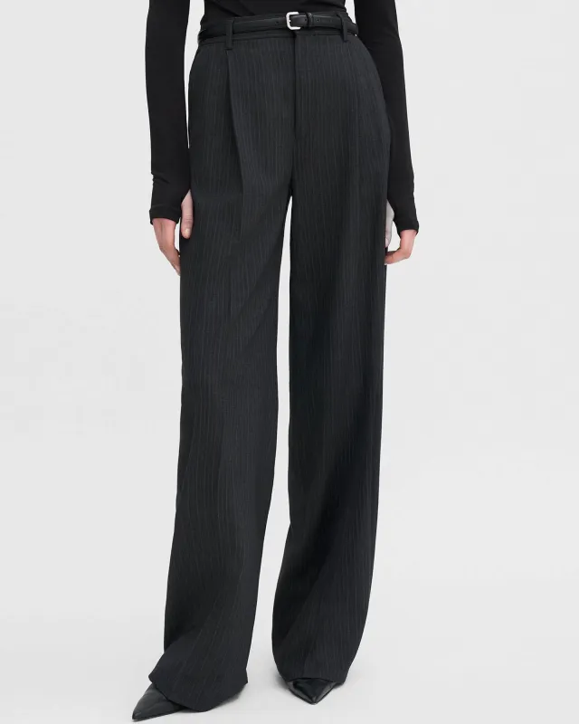 Darcey Pinstripe Trousers sold by TNT Fashion