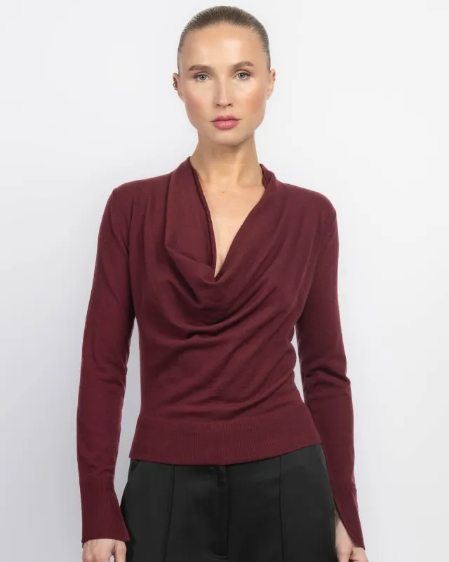 Natia Cowl Neck Top sold by TNT Fashion